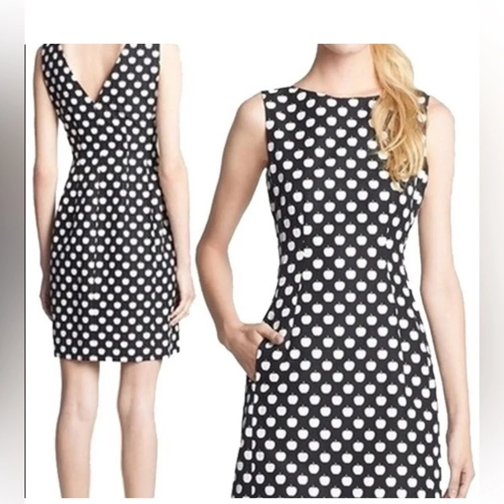 Kate Spade Domino Apple sheath dress Size 0 sleeveles - Picture 9 of 14